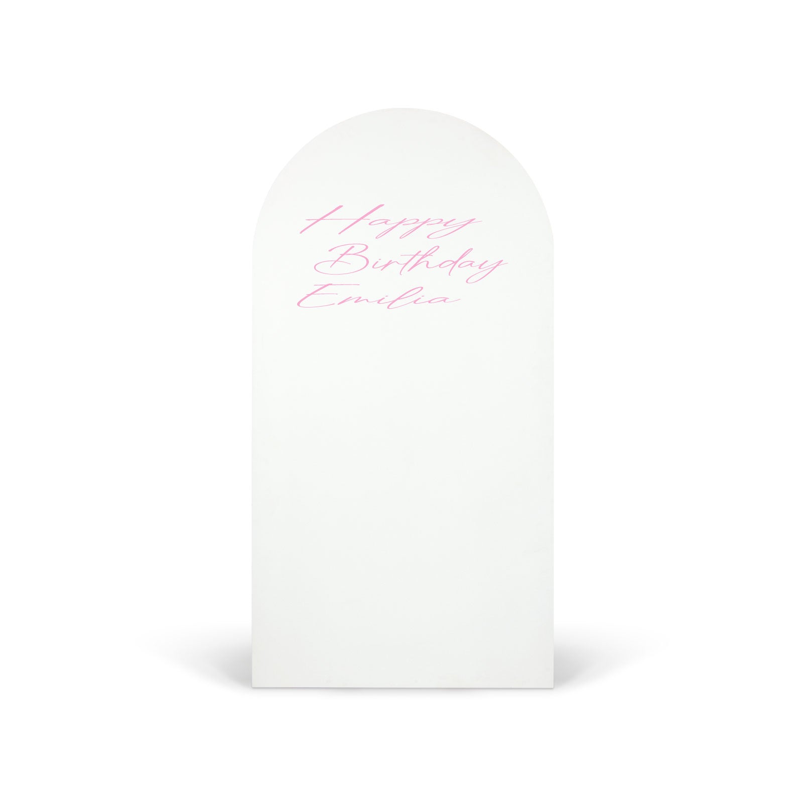 "Happy Birthday Emilia" Decal