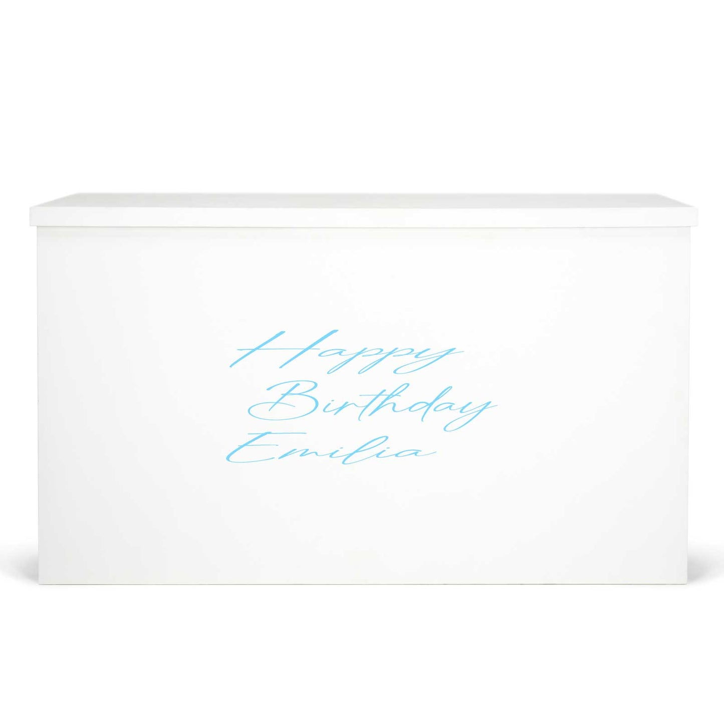 "Happy Birthday Emilia" Decal