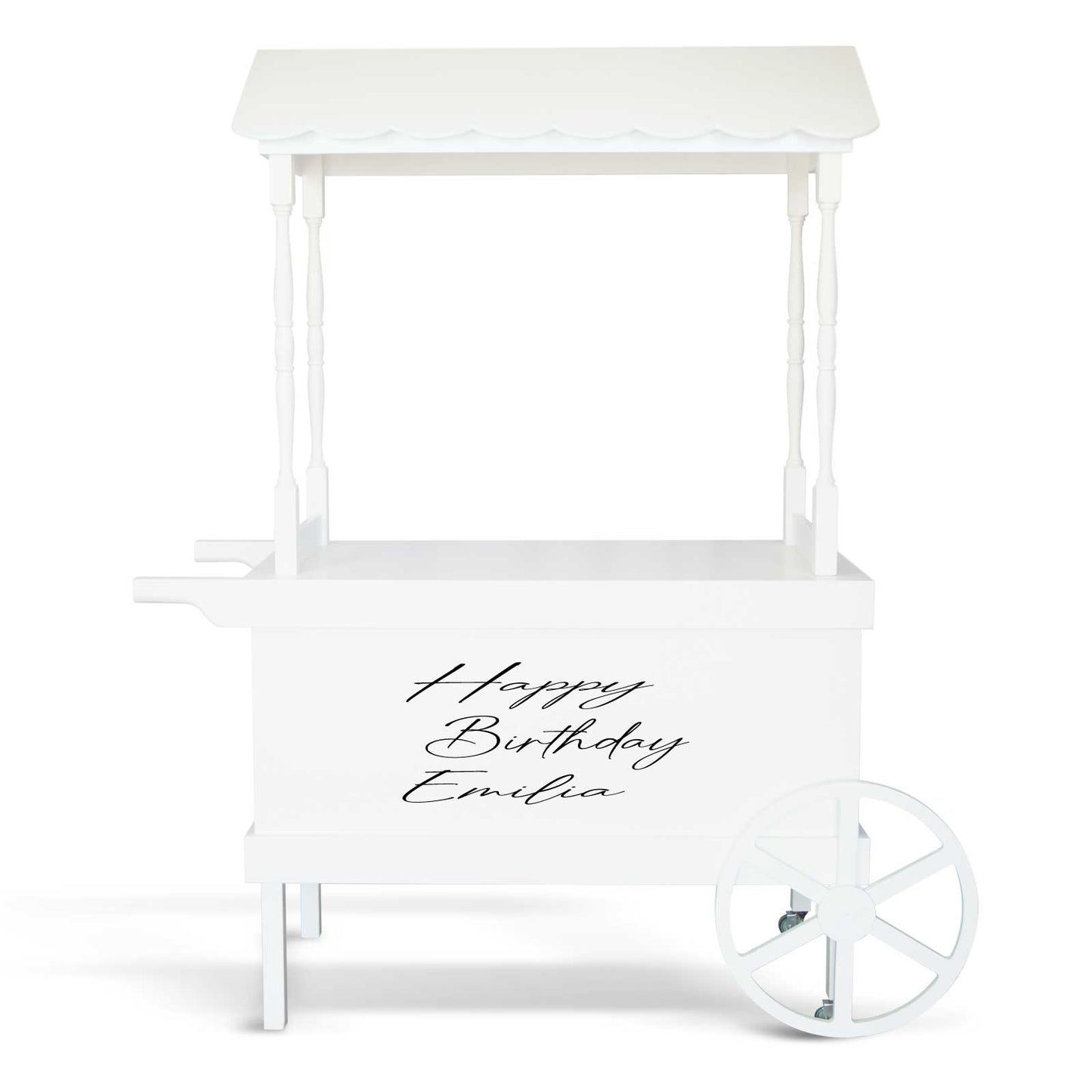 "Happy Birthday Emilia" Decal