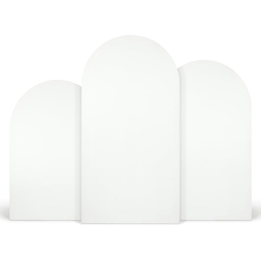 White Classic Arch Backdrop Set
