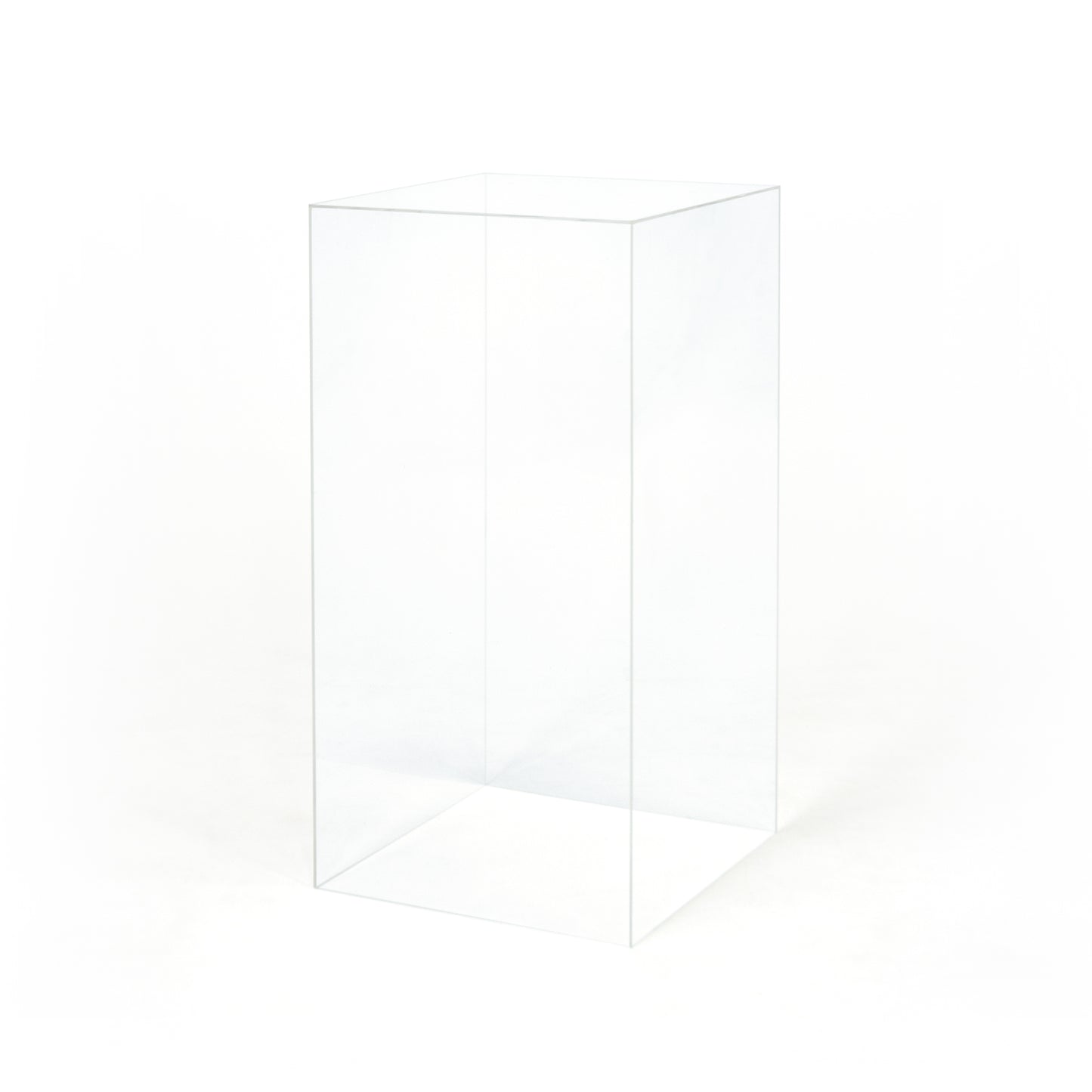 Clear Square Cake Plinth