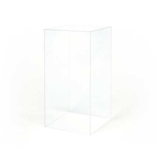 Clear Square Cake Plinth