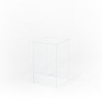Clear Square Cake Plinth