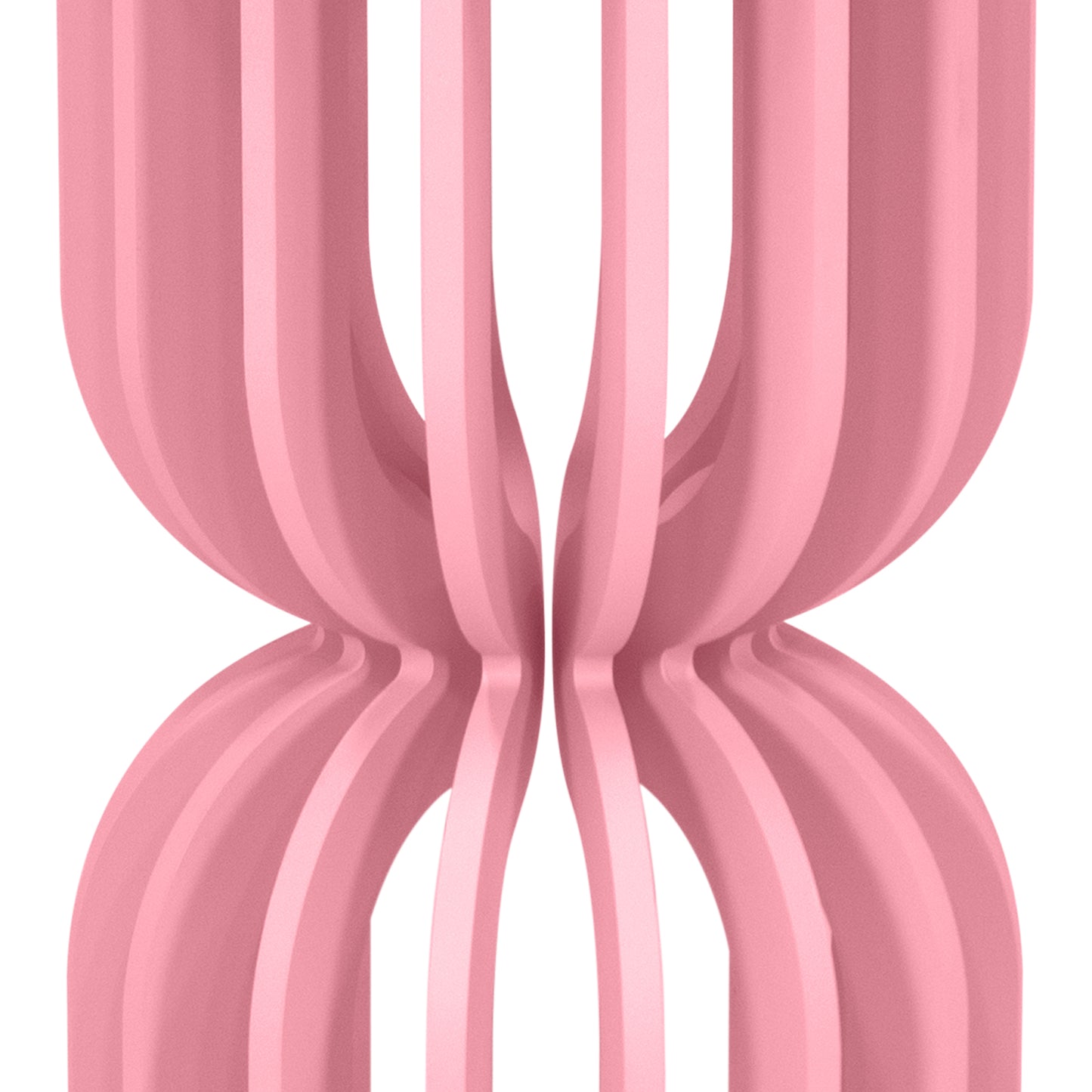 Pink Slattered Hour Glass Cake Plinth