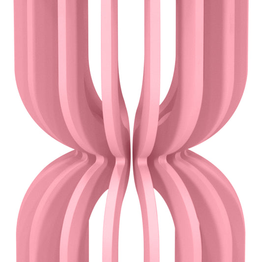 Pink Slattered Hour Glass Cake Plinth