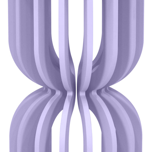 Lilac Slattered Hour Glass Cake Plinth
