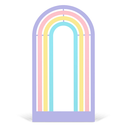 Coloured Rainbow Arch Backdrop