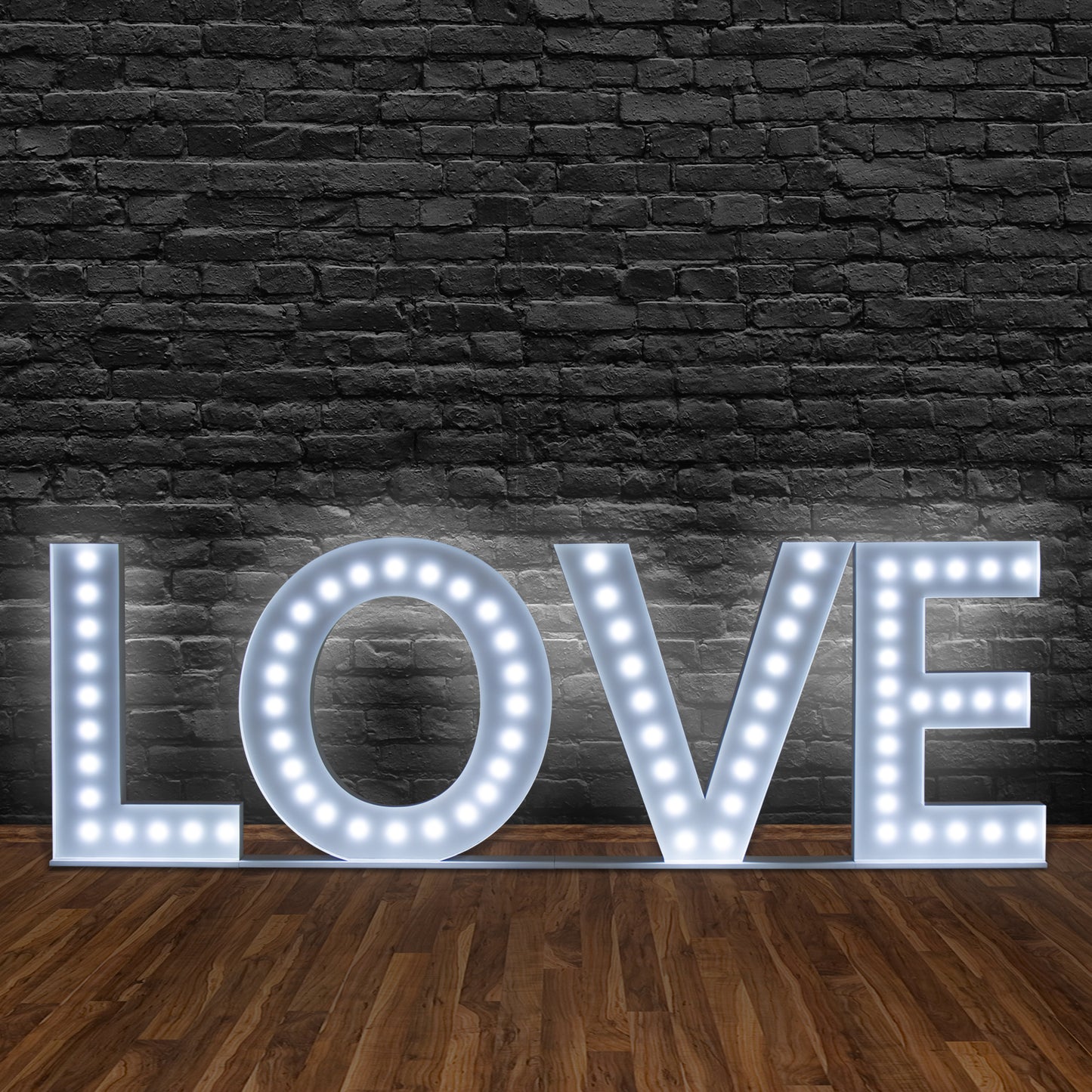 White LOVE Lights