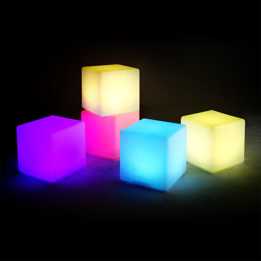 LED Glow Cubes for Hire | Hoshii