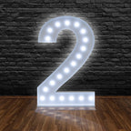 White NUMBER Lights