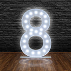 White NUMBER Lights