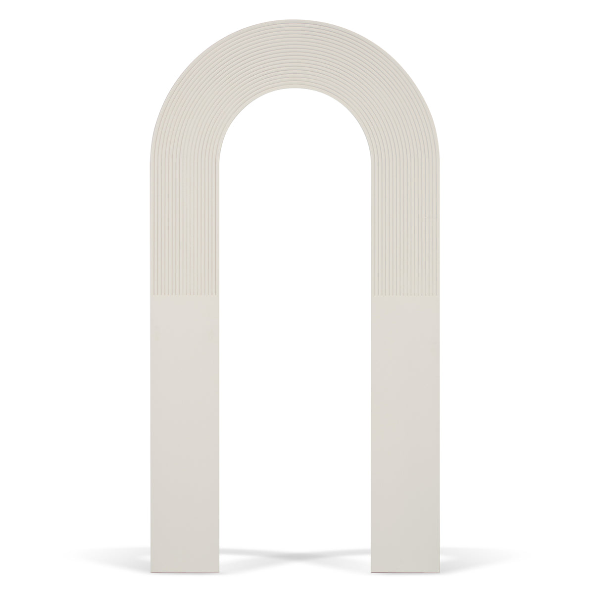 Beige Half Ripple Hollow Arch Backdrop for Hire | Hoshii