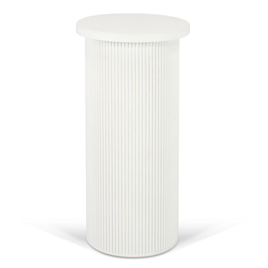White Ripple Cake Plinth