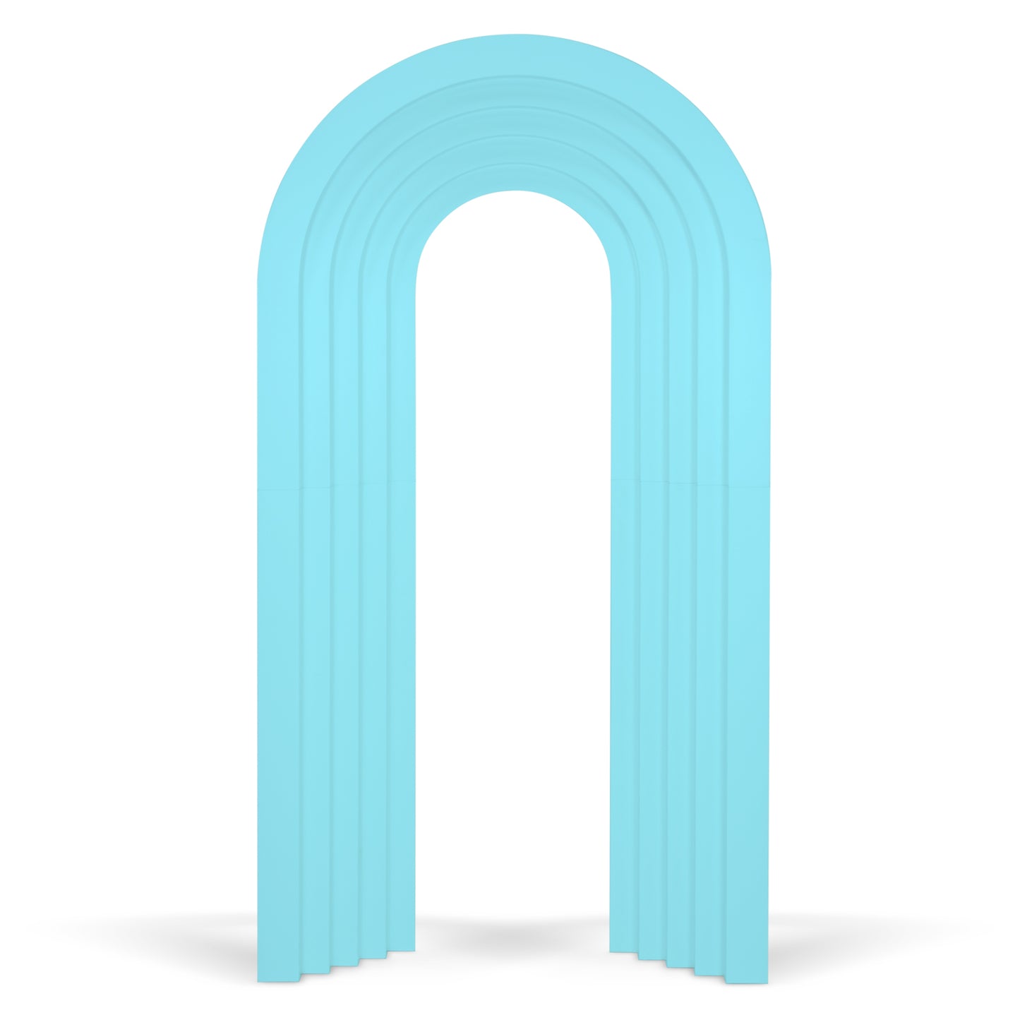Blue Step Arch Backdrop