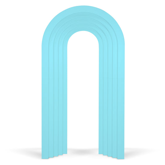 Blue Step Arch Backdrop