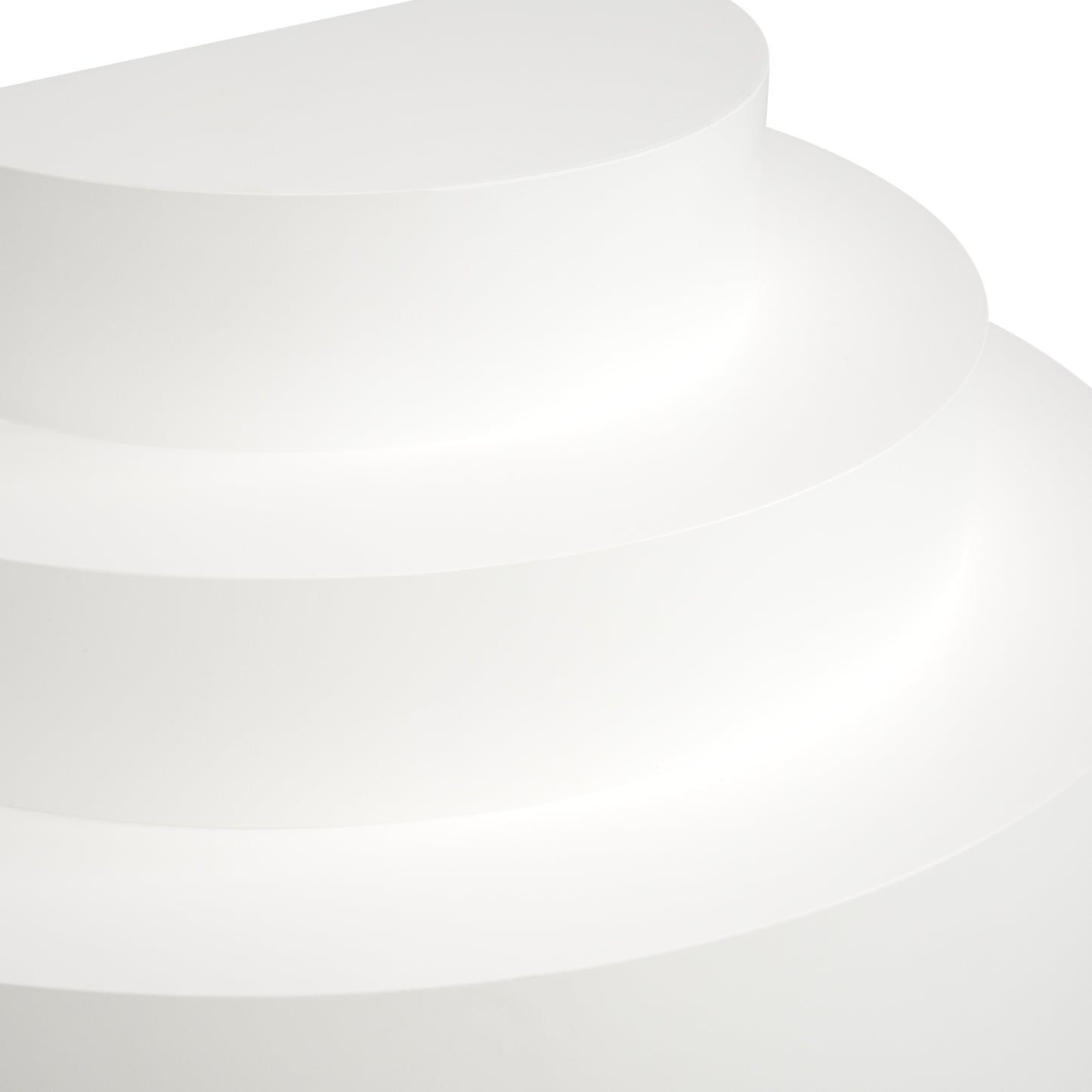 White Three Tier Cake Plinth