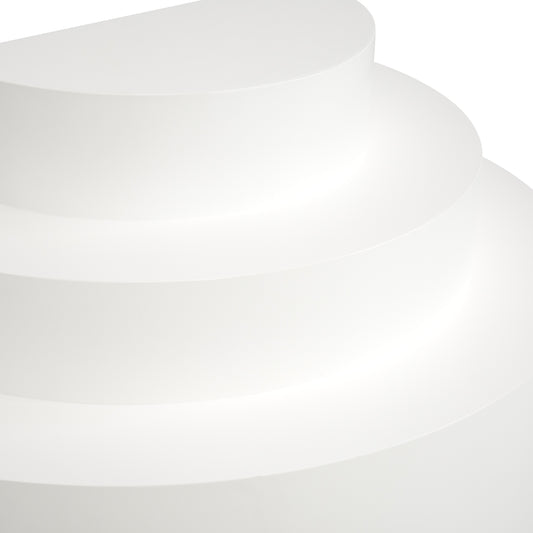 White Three Tier Cake Plinth